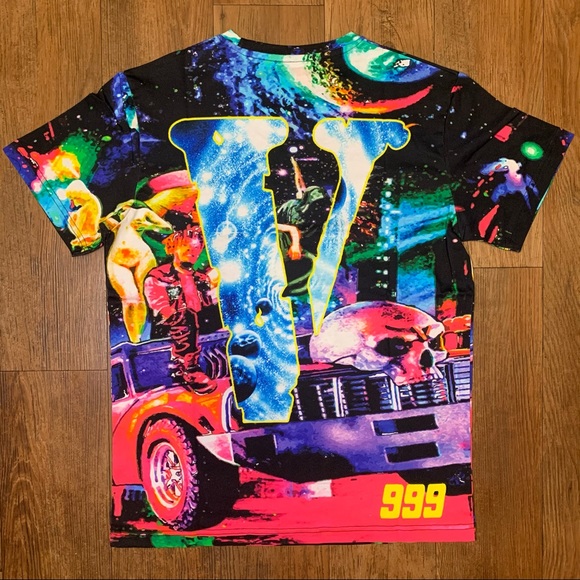 juice wrld x vlone cosmic tee